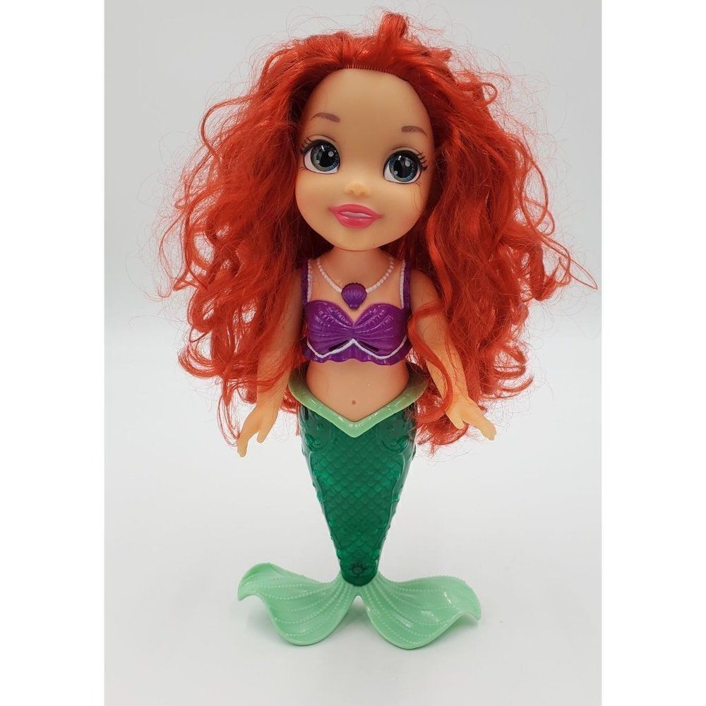 Disney Princess Ariel Doll Sing Sparkle Little Mermaid Glitter Lights Bilingual